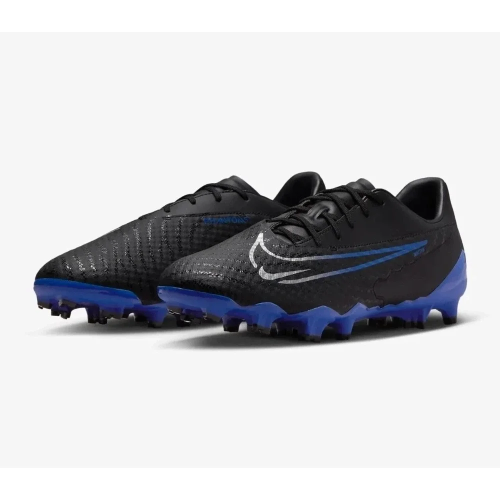 Nike Phantom GX Club FG/MG‎ Soccer Cleats Black Royal DD9473-040 Size 7.5